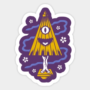 Kasa Obake Yokai Sticker